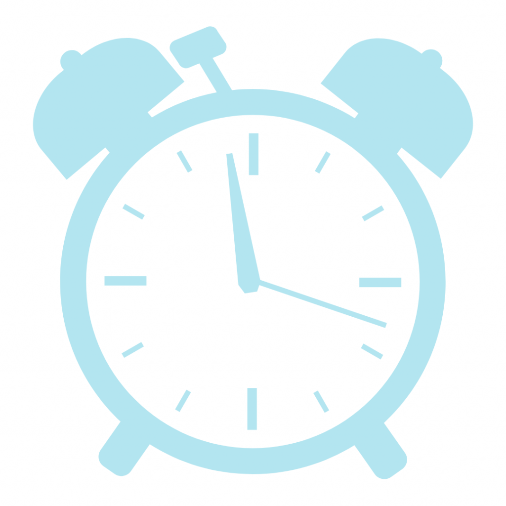 Analog alarm clock with ringing bells